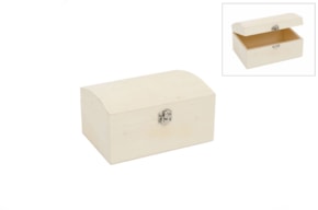 WOODEN BOX  15.5x11x8CM