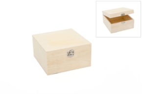 WOODEN BOX 13x13x7CM