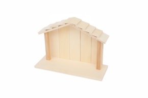 CHRISTMAS CRIB 26x9.5x18.5CM