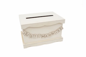 POST BOX JUST MARRIED 30.5X21.5X18CM