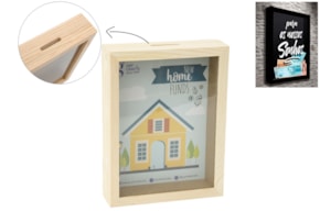 FRAME MONEYBOX  15x19.8x4CM W/GLASS