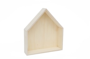 WALL SHELF HOUSE 31X7.2X35CM