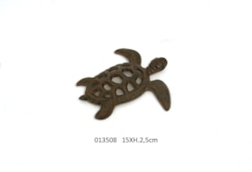 TARTARUGA DECORATIVA 15X15X2.5CM RUSTY