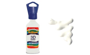 DIMENSIONAL RELEIVE 3D BRILH. 35ML WHITE 12112519 ACRILEX