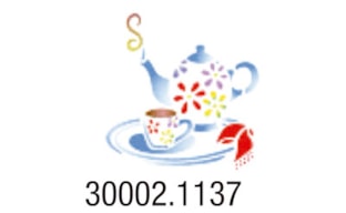 STENCIL 21X15CM  CUPS 300021137 ACRILEX
