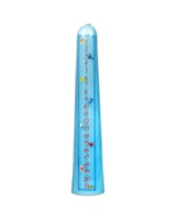 LIFE CANDLE 39CM D.7.7CM  BLUE