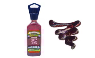 DIMENSIONAL RELEIVE 3D GLITTER 35ML RED 12212205 ACRILEX