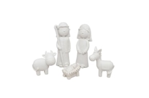 NATIVITY FAMILY 5P  6.5x5x18CM