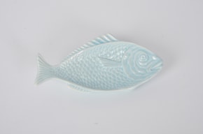 PEIXE 18X9CM PINT. AZUL CLARO