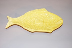 PEIXE 25X14CM PINT AMARELO