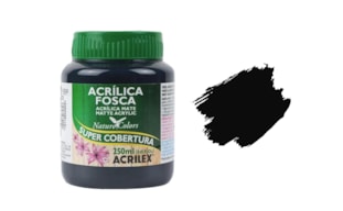 PAINT 250ML NATURE COLORS BLACK 03525520 ACRILEX