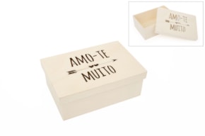 BOX AMO-TE MUITO 22X15X8CM