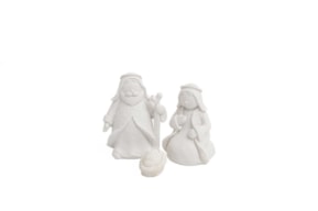 HOLY FAMILY 3 PIECES  6.5x5x9.5CM