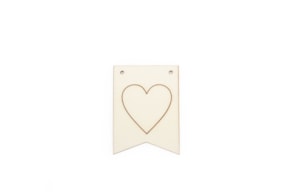FLAG WITH HEART