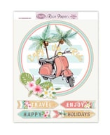 PR * PAPEL ARROZ 22.4X29.4CM RICE125 HOLIDAYS