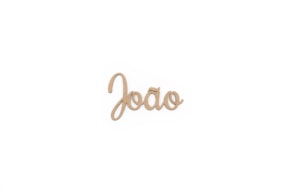 SET 6 CUSTOMIZE NAMES 3X0.3CM MDF
