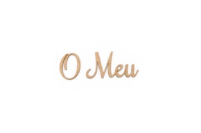 SET 12 PALAVRAS O MEU 8.5X3X0.3CM MDF