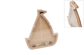 CUADRO HUCHA VELERO 22.6X25X1.6CM MDF