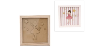 QUADRO C/BAILARINA 23.5X23.5X1.6CM