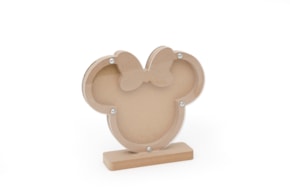FRAME MONEYBOX MOUSE GIRL 20.8X18.9X1.6CM MDF WITH BASE