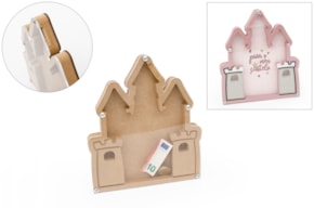 FRAME MONEYBOX CASTLE 20.2X23X1.6CM MDF