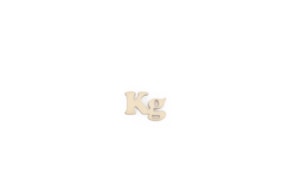 SET 12 PALAVRAS KG 1.5X0.4CM CHOUPO