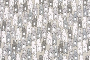 FABRIC 100x112CM 4500-741 WOLLY BEAR
