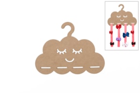 SET 2 NUBES PARA FITAS 30X22.4X0.3CM MDF
