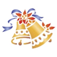 STENCIL 21X15CM  CAMPANAS 300021138 ACRILEX