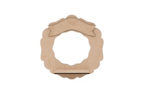 WREATH 28.9X5.5X30X0.5CM MDF