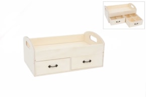TRAY W/2 DRAWERS 35x21x15CM