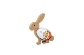 SET 2 RABBITS FOR EGG 9.3X11.7X1.6CM MDF