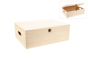 WOODEN BOX 40X30X12CM