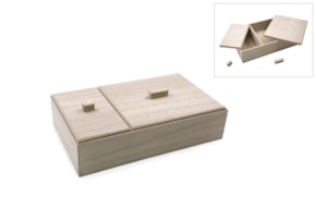 WOODEN BOX 30X18X7.5CM