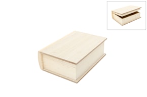 WOODEN BOX 17.8X12.8X6CM