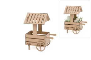KIT EGG TROLLEY 15X10.5X26.5X0.3CM MDF