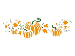 STENCIL 33X14CM CALABAZAS 300001171 ACRILEX