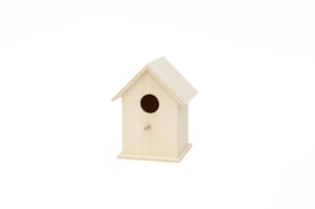 WOODEN BIRDS HOUSE 14x11.5x17CM