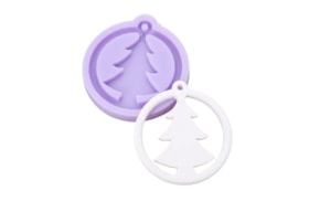 SILICONE MOULD 6.7X7.2CM MLD064 PINE