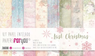 KIT SCRAP BINDING 8 PAPERS 30.5X30.5CM CHRISTMAS PFY-3150