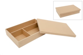 CAIXA BATIZADO 38X25x7.5CM MDF