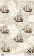 RICE PAPER 54X33CM MARITIM BOATS PFY-1942