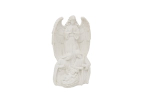 HOLY FAMILY WITH ANGEL 20.5cm
