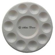 PALETA PLASTICO RED. D.17CM  10 POCILLOS