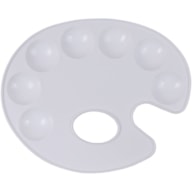 PALETA PLASTICO 7 POCILLOS 16.5X14CM