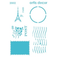 STENCIL 15X20CM 2002 SELOS