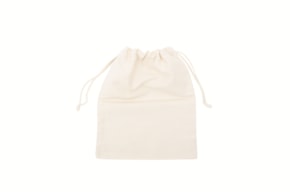BOLSA TELA SIN BLANQUEAR C/ CORDEL 20X24CM  005 P