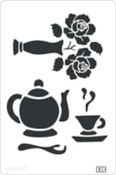 STENCIL 20X30CM  003 TEA