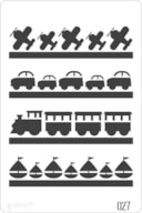 PLANTILLA 20X30CM 027 TRANSPORTE
