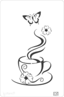 PLANTILLA 20X30CM 031 TEA TIME